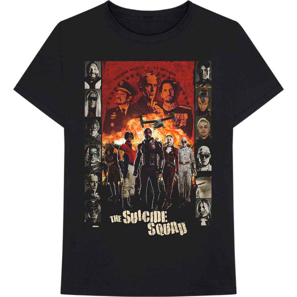 DC Comics: The Suicide Squad Team Poster T-shirt – officielt merchandise