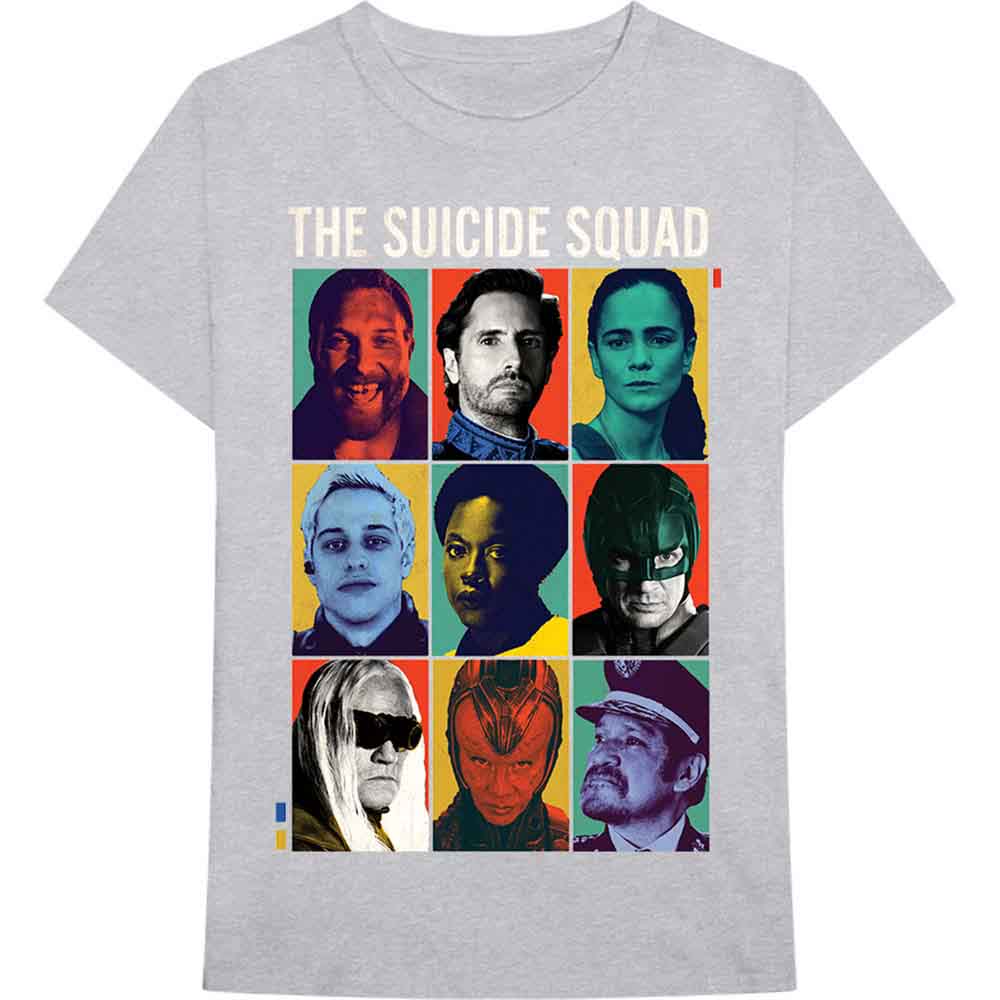 DC Comics: The Suicide Squad 9 Squares T-shirt – officielt merchandise