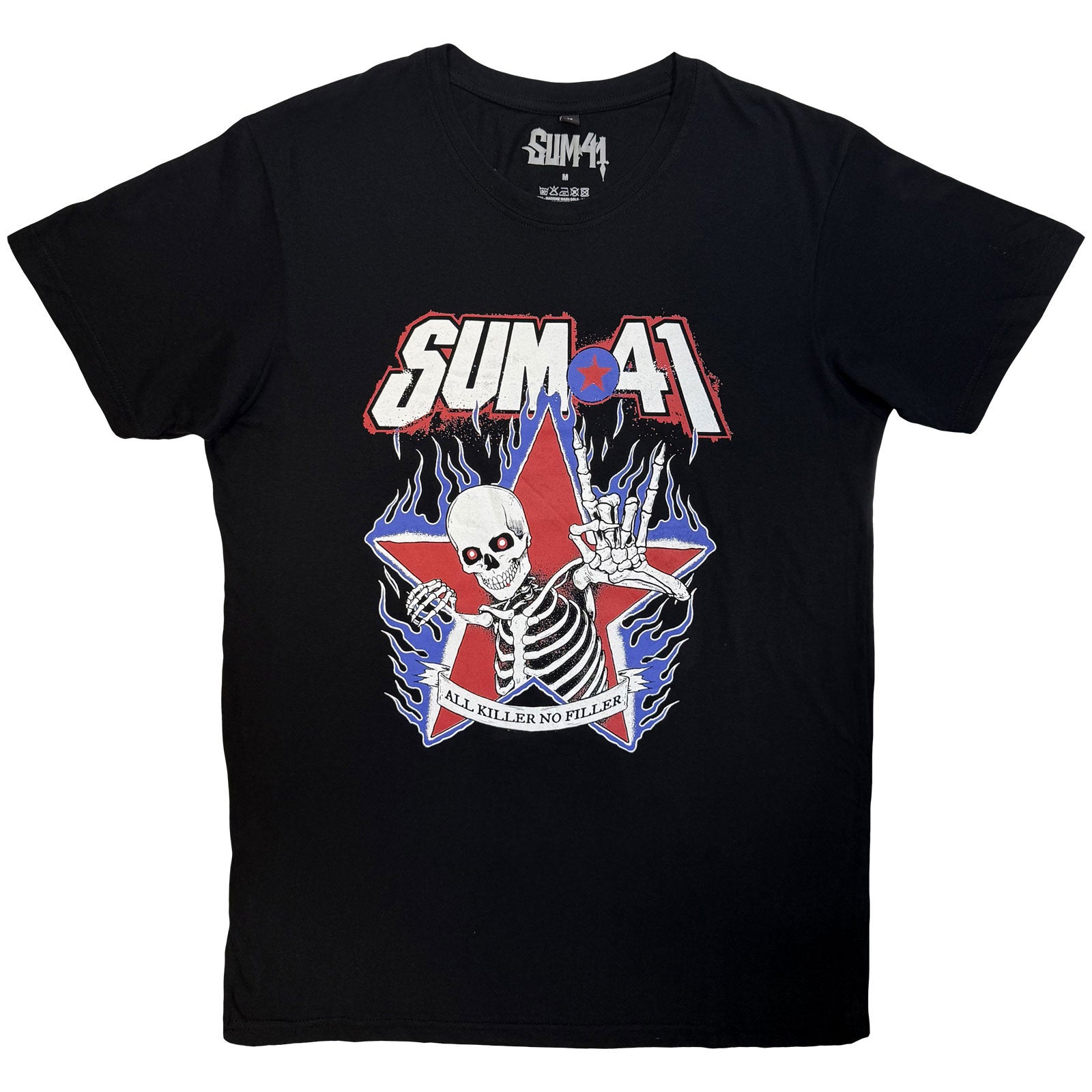 Sum 41: All Killer No Filler Skeleton T-shirt – officielt merchandise