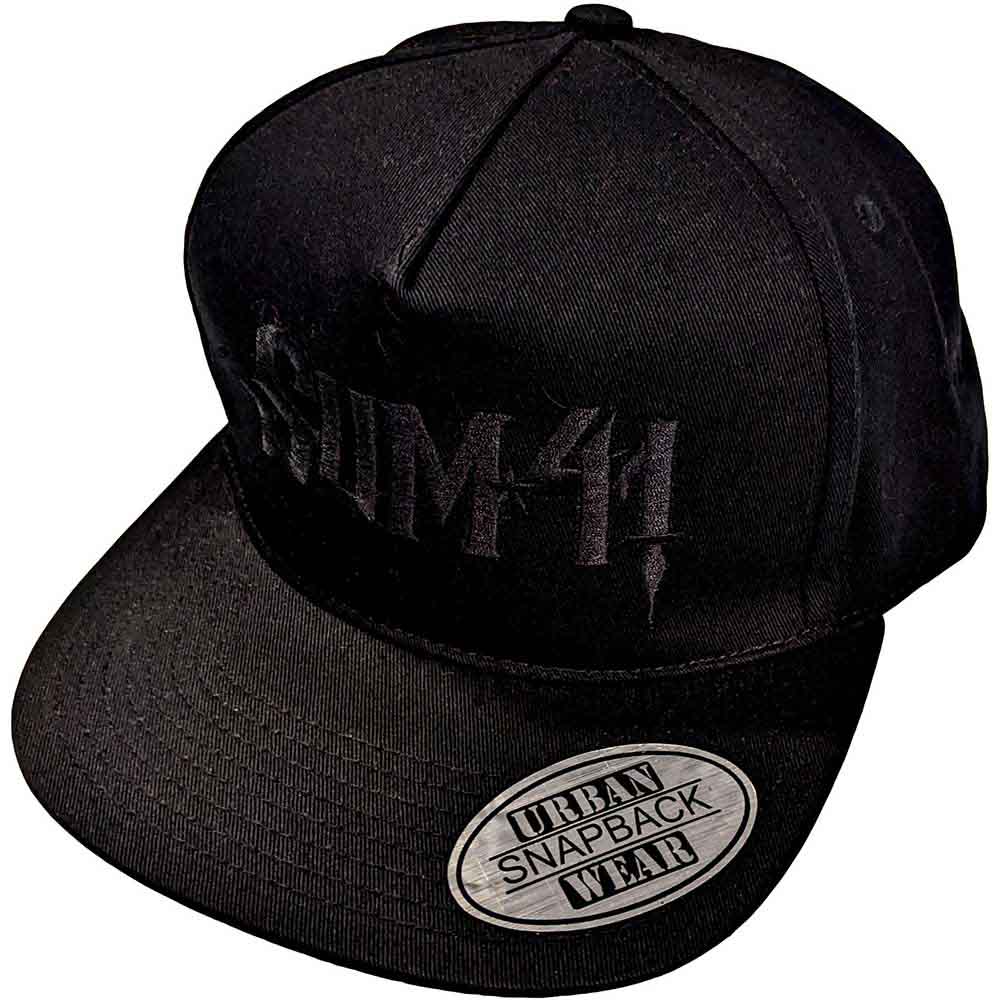 Sum 41: Black Logo (Ex - Tour) Cap – officielt merchandise