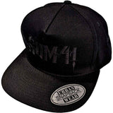 Sum 41: Black Logo (Ex - Tour) Cap – officielt merchandise