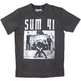 Sum 41: Box Photo Stone Wash T-Shirt (Wash)