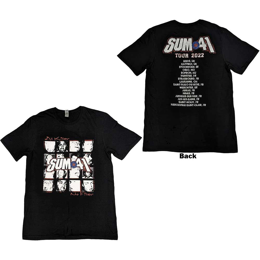 Sum 41: AKNF Grid European Tour 2022 T-Shirt