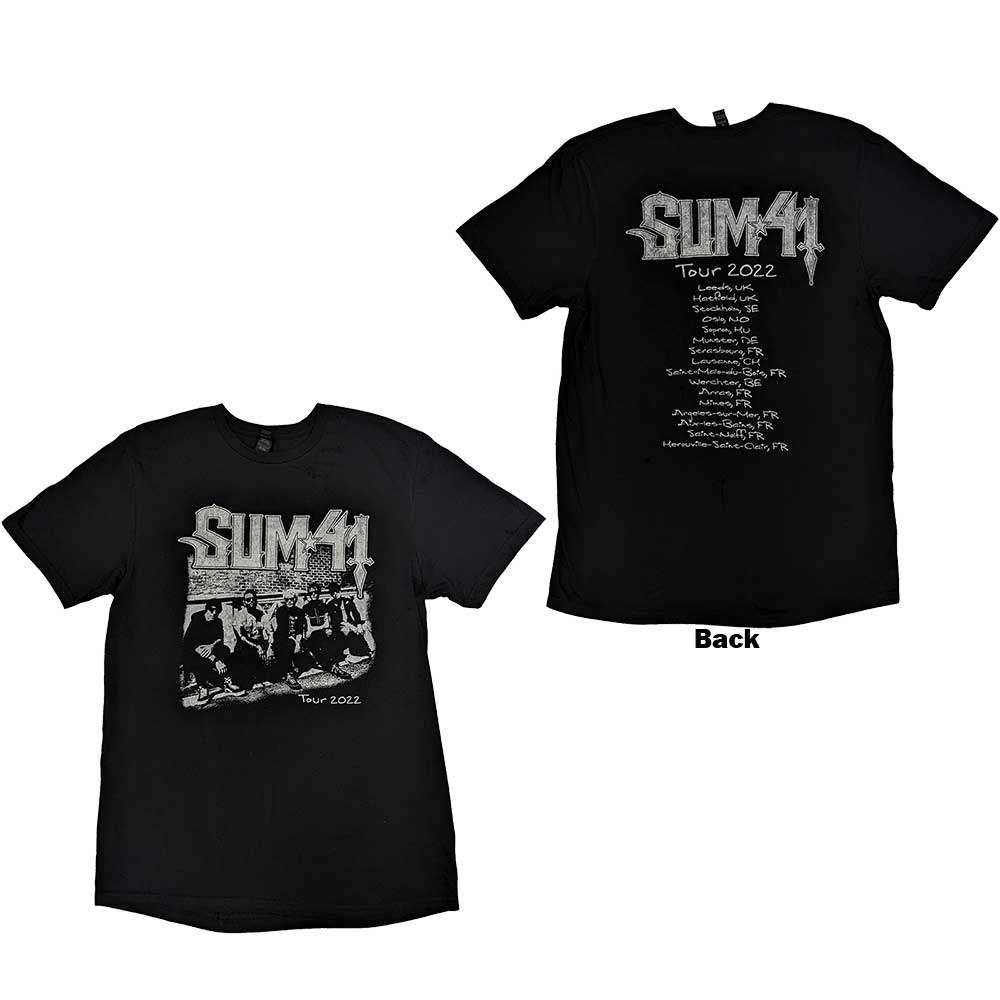 Sum 41: Band Photo European Tour 2022 T-Shirt