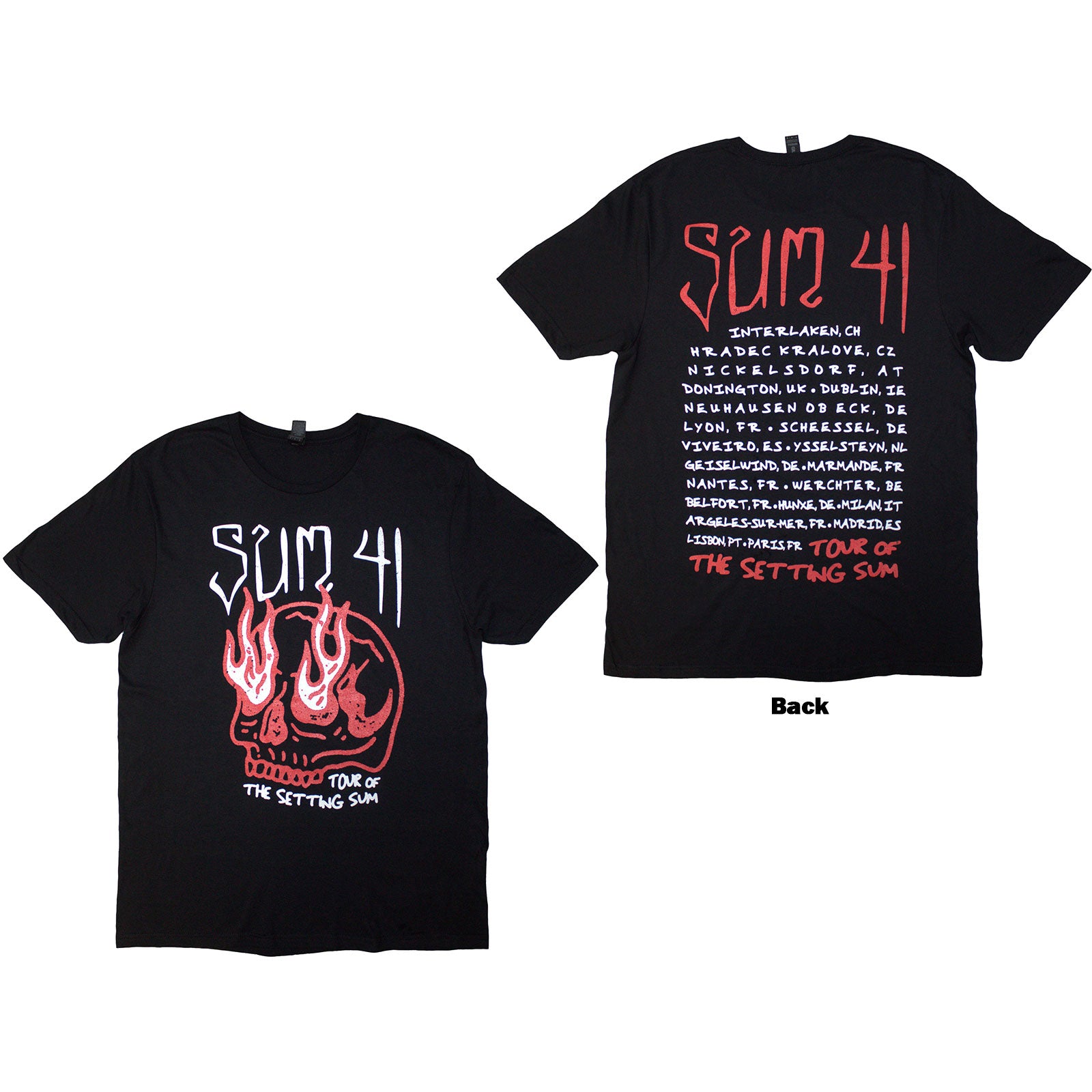 Sum 41: Tour '24 Skull T-Shirt
