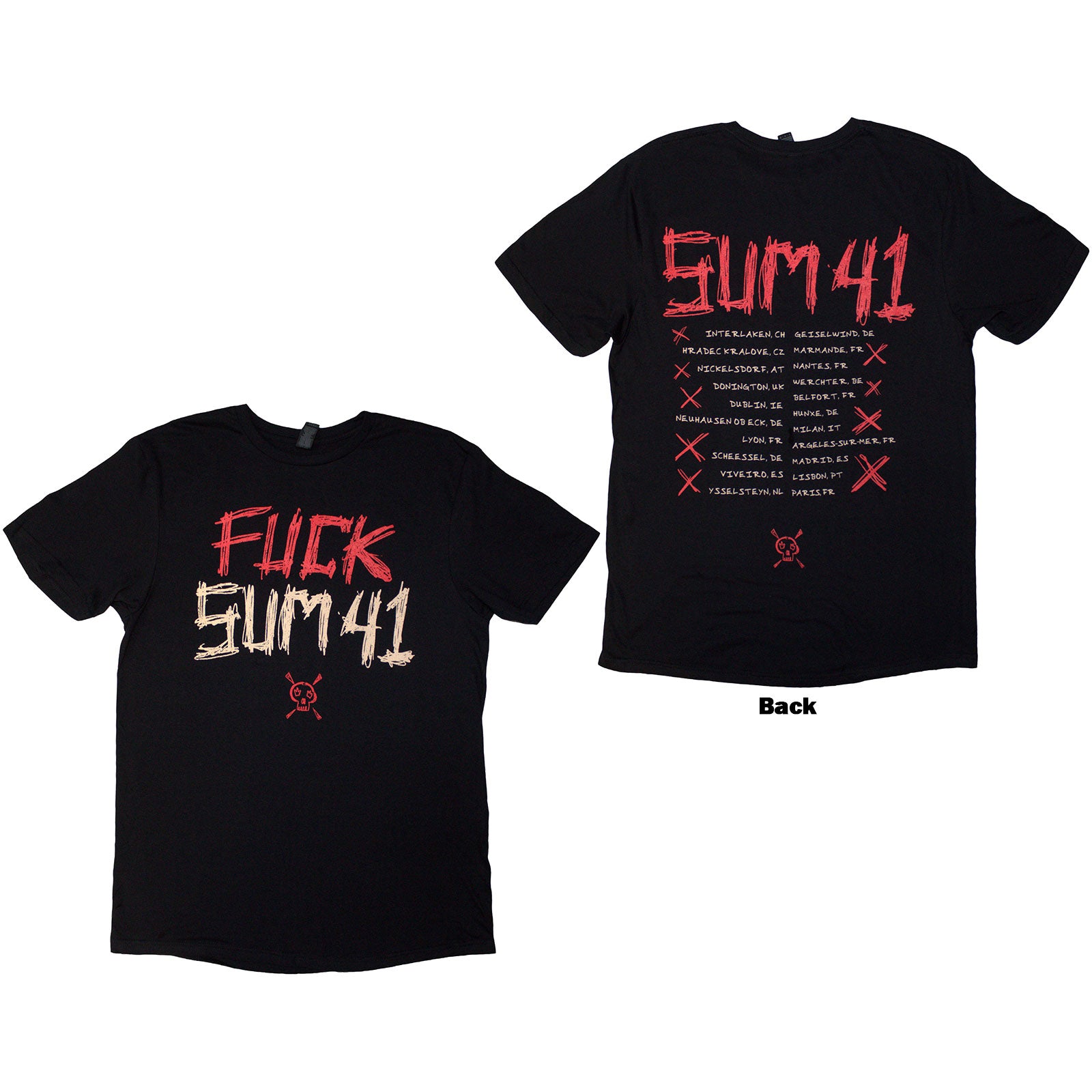 Sum 41: Tour '24 Fuck Sum 41 T-Shirt