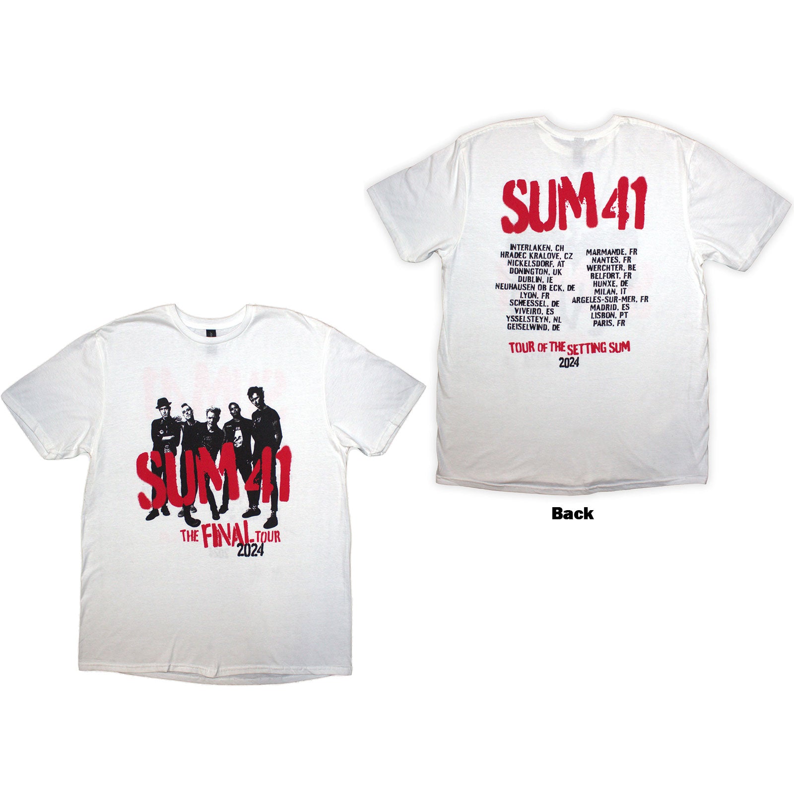Sum 41: Tour '24 Spray Paint T-Shirt