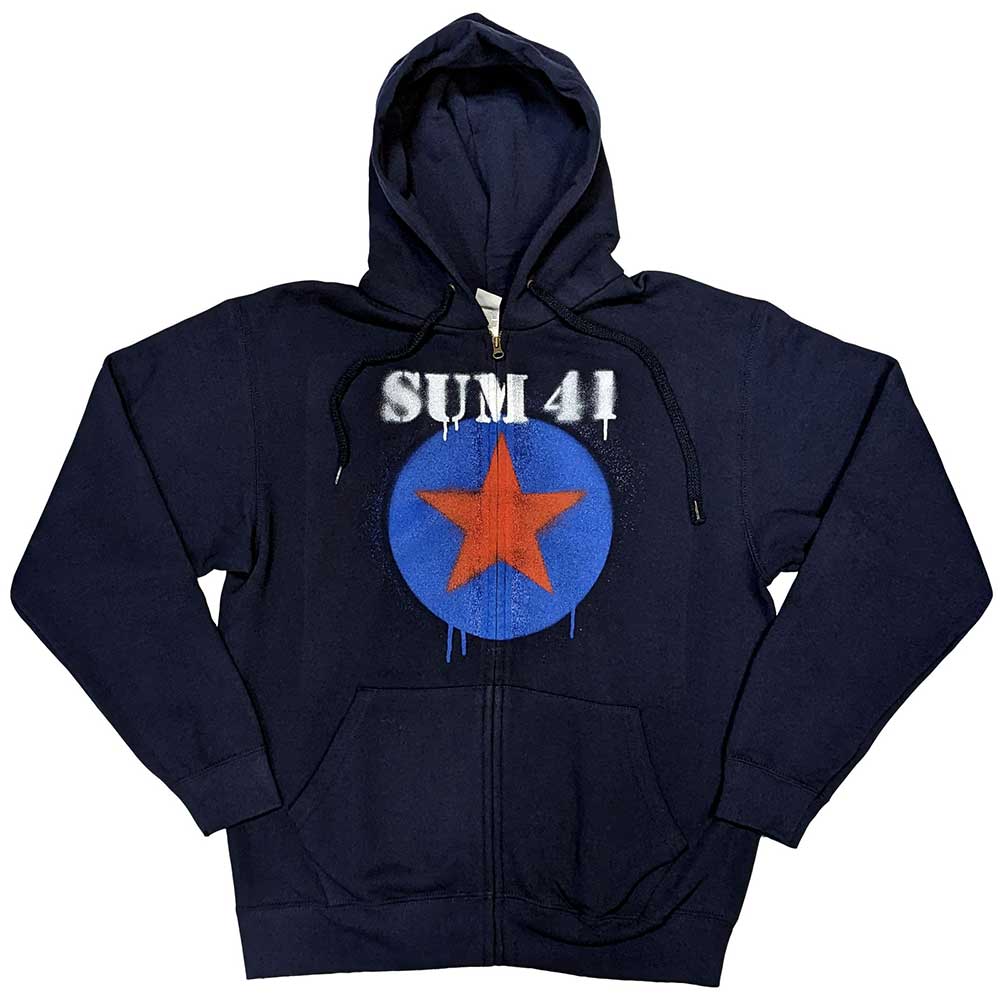 Sum 41: Star Logo Zipped Hoodie