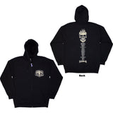 Sum 41: Tour '24 Pocket Logo & Skull Back Zipped Hoodie (Back Print)
