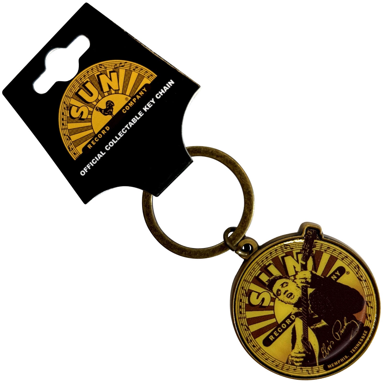 Sun Records: Elvis Label Keychain