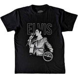 Sun Records: Elvis Live Portrait T-shirt – officielt merchandise