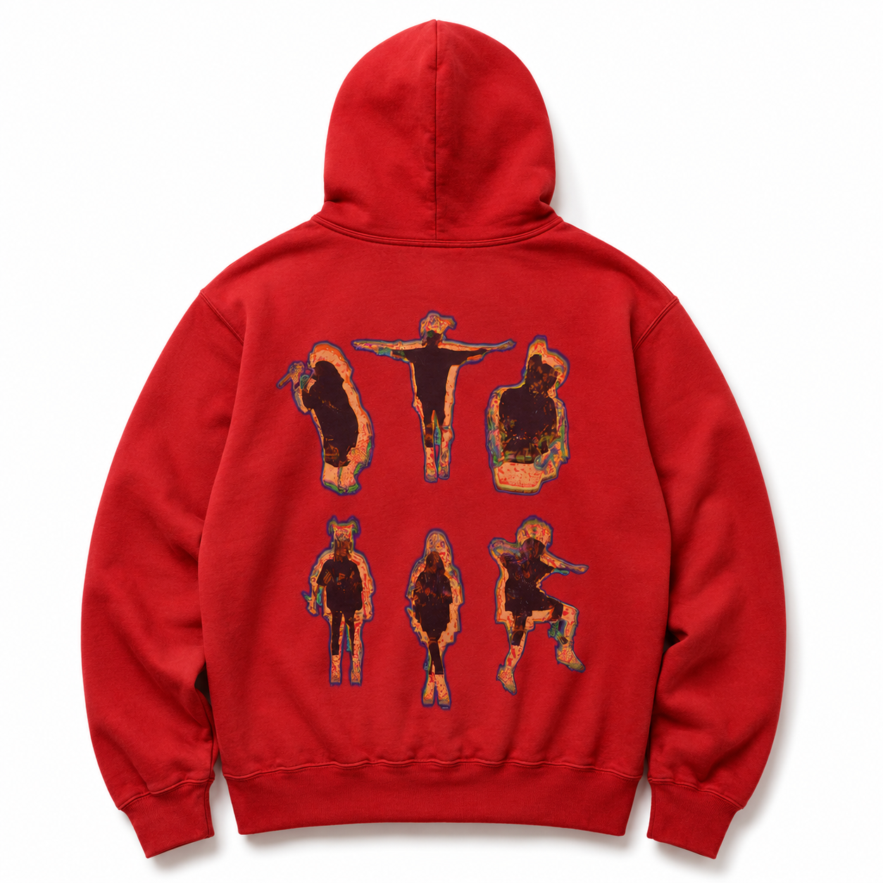 Billie Eilish: Silhouettes Pullover Hoodie (Back Print)