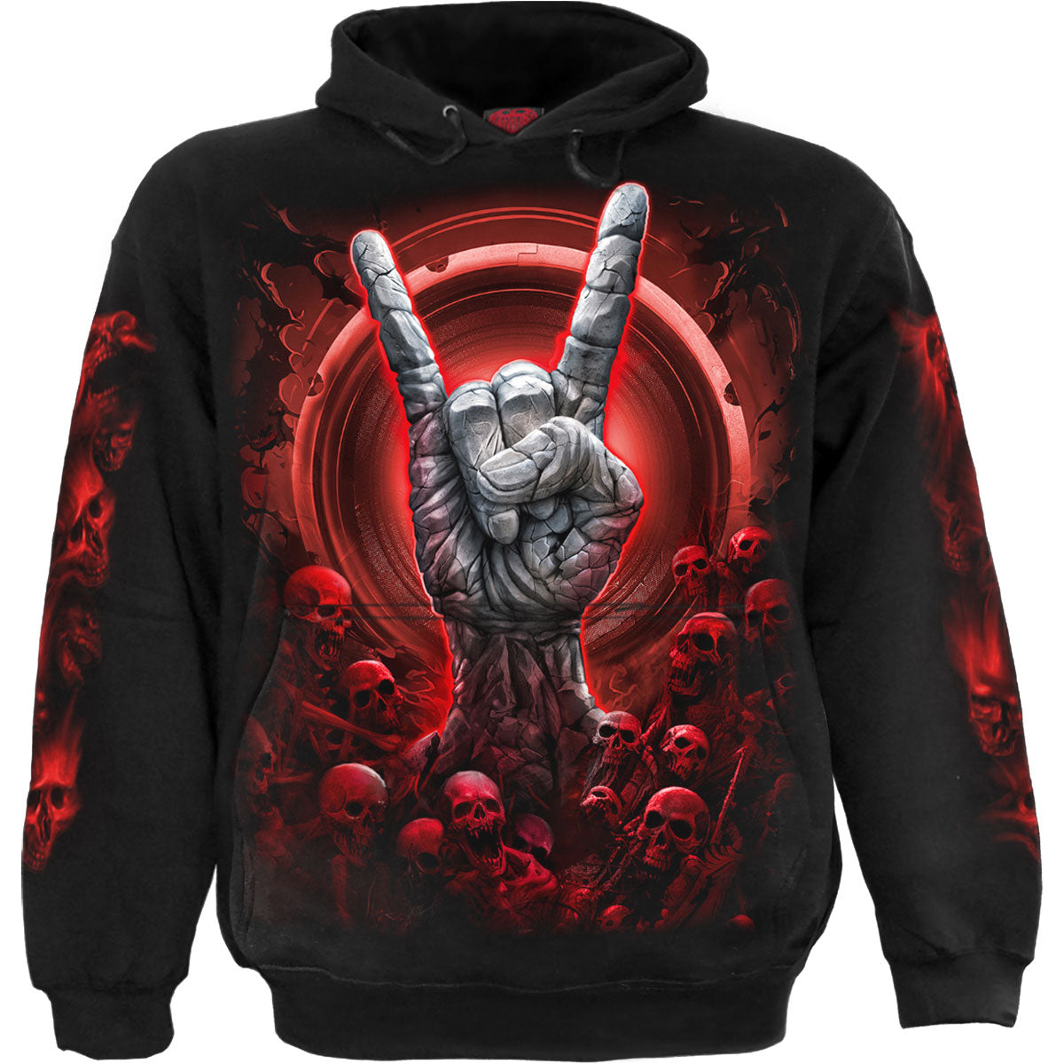 Spiral: Tomb Of Rock (Back & Sleeve Print) Hoodie – officielt merchandise