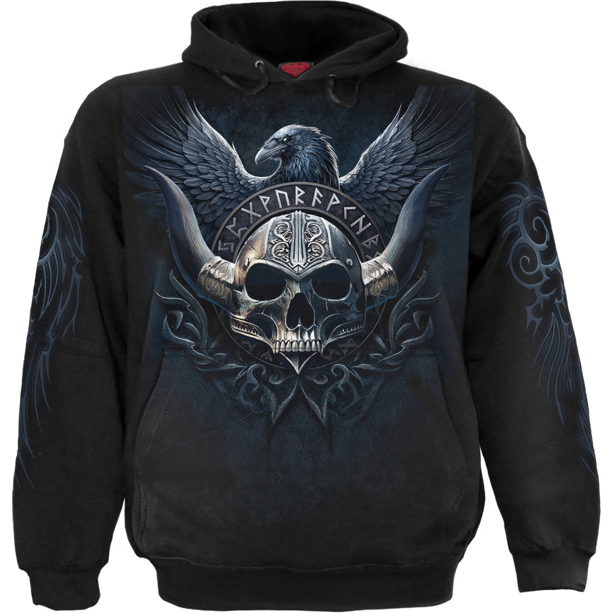 Spiral: Odin's Warrior (Back & Sleeve Print) Hoodie – officielt merchandise