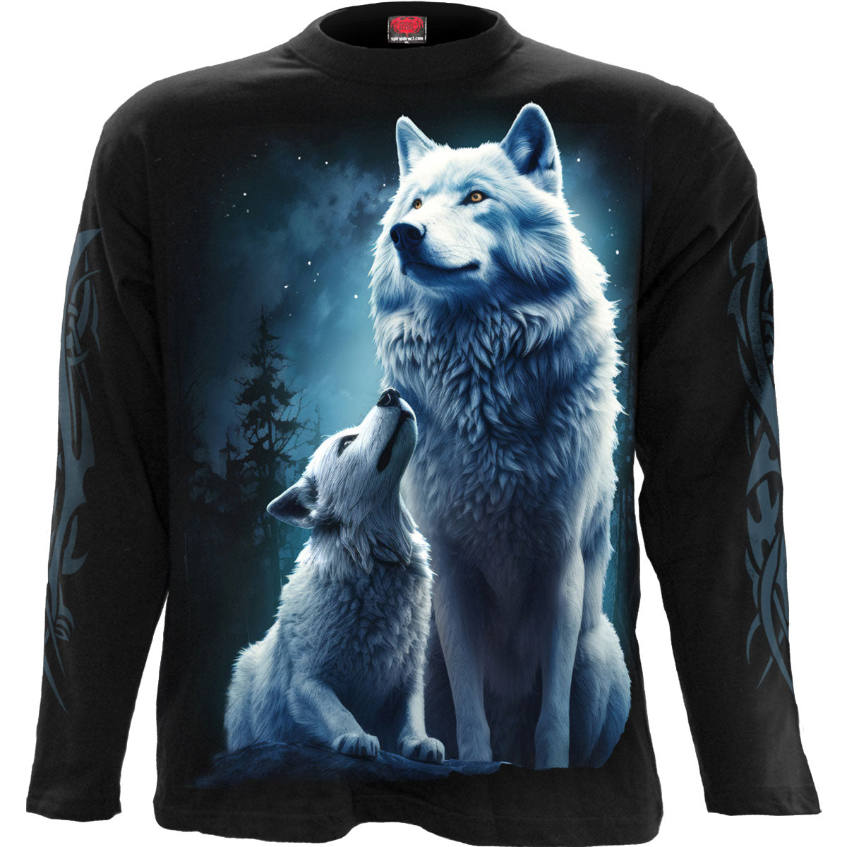 Spiral: Wolf Guardian (Back & Sleeve Print) Long Sleeve – officielt merchandise