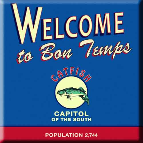 True Blood: Welcome to the Bon Temps Magnet – officielt merchandise