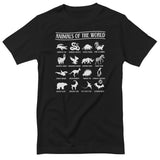 Animals Of The World - ToddArt T-Shirt