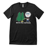 Boys Pee Outside - ToddArt T-Shirt