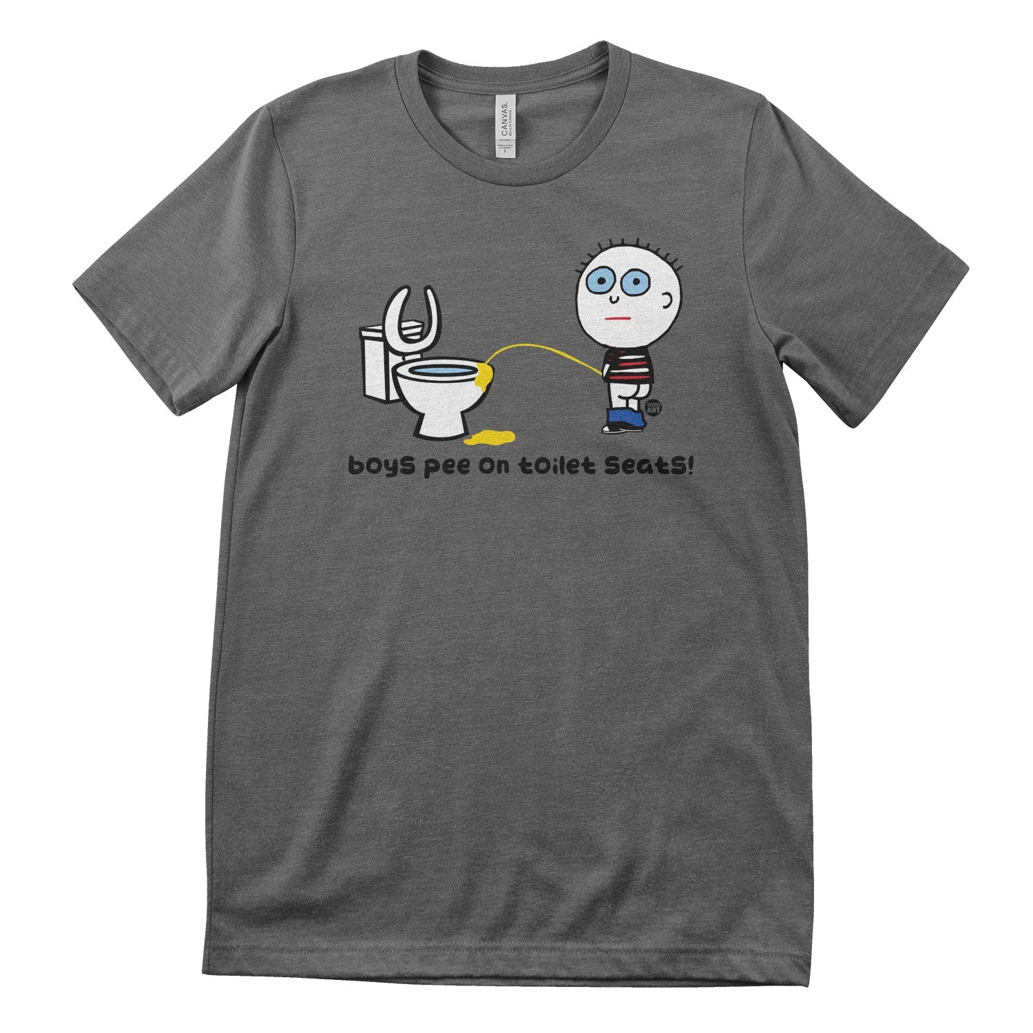Boys Pee On Toilet Seats - ToddArt T-Shirt