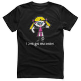 Dum Blond - I Just Got New Boobs - ToddArt T-Shirt