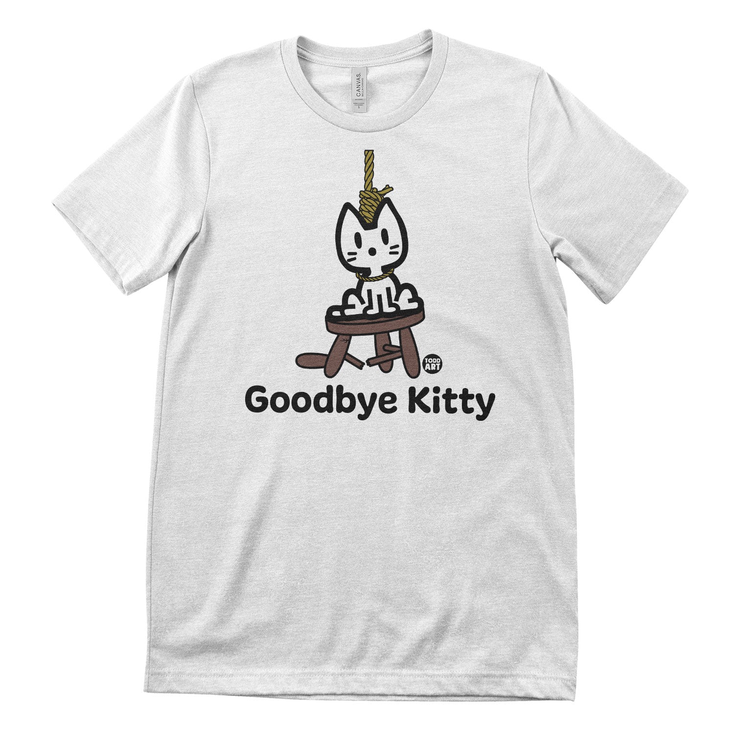 Goodbye Kitty Hang - ToddArt T-Shirt