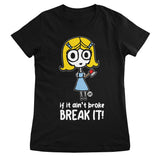 Ange-l - If It Ain't Broke BREAK IT - ToddArt Girly Tee