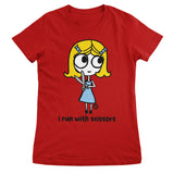 I Run With Scissors - ToddArt Girly Tee
