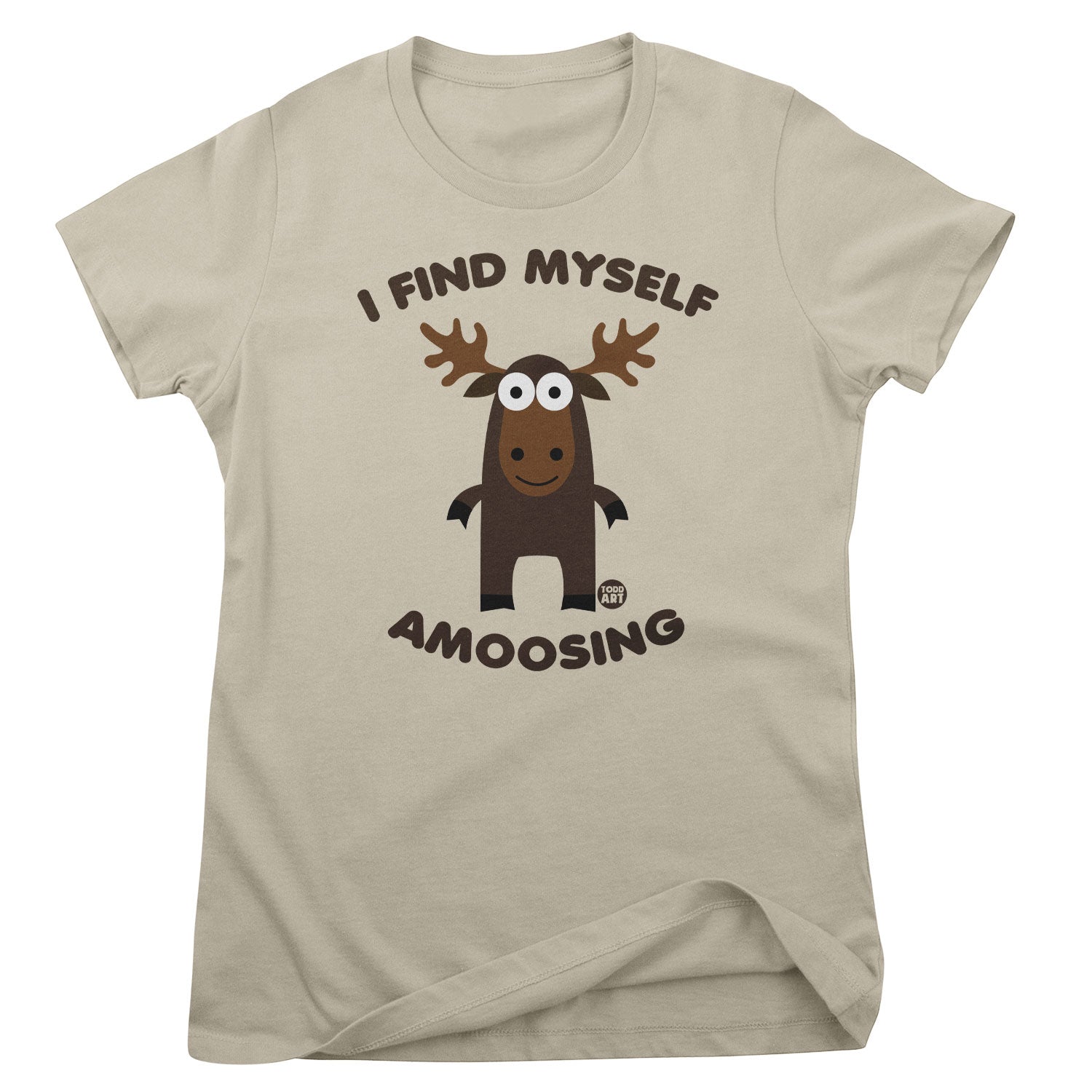 I Find Myself Amoosing - ToodArt Girly Tee