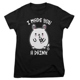 Bad Bunny - I Made You A Drink - ToddArt Girly Tee