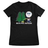 Boys Pee Outside - ToddArt Girly Tee