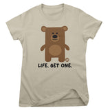 Life. Get One - Don't Care Bear Girly Tee