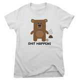 Shit Happens - Don't Care Bear Girly Tee