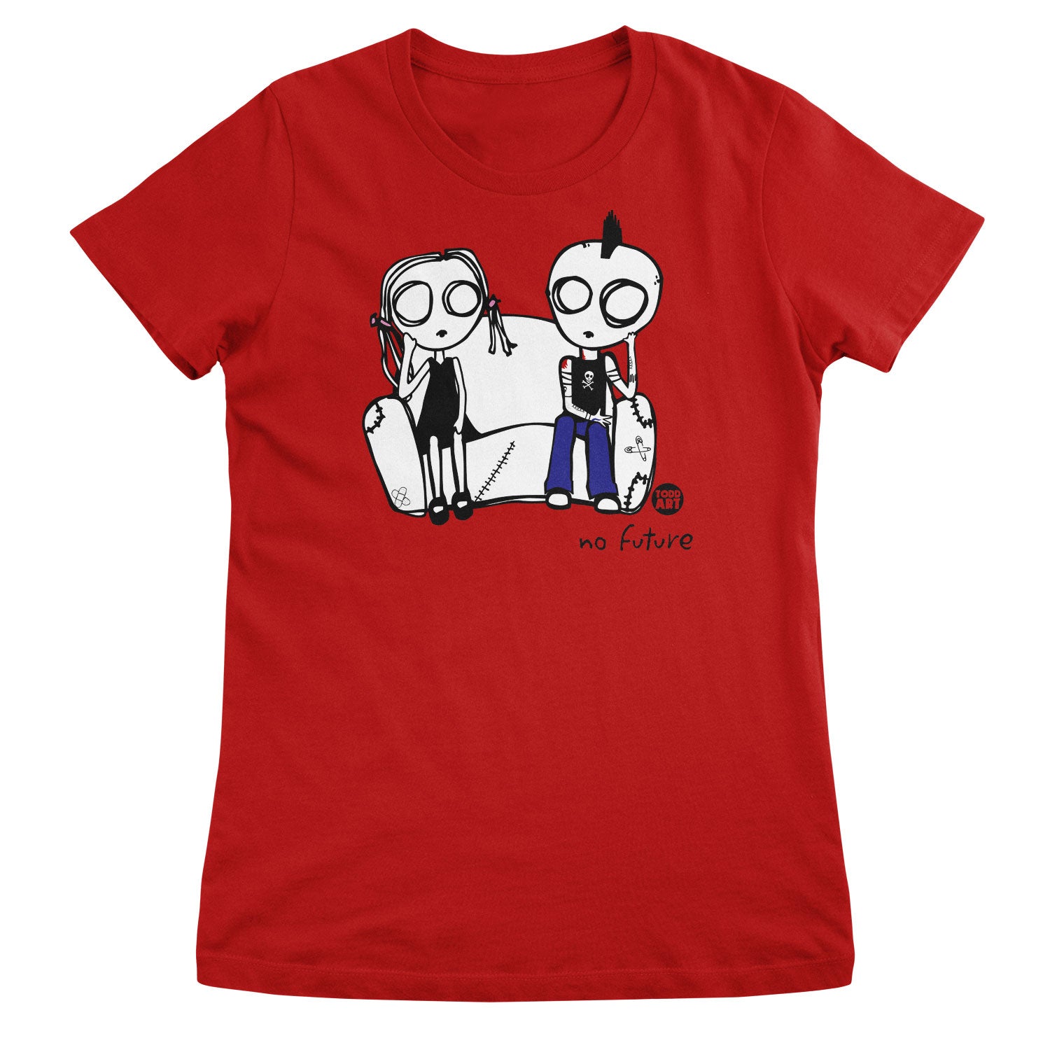 Eve-l - No Future - ToddArt Girly Tee