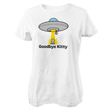 Goodbye Kitty UFO - ToddArt Girly Tee