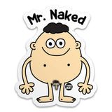 Mr Naked Sticker