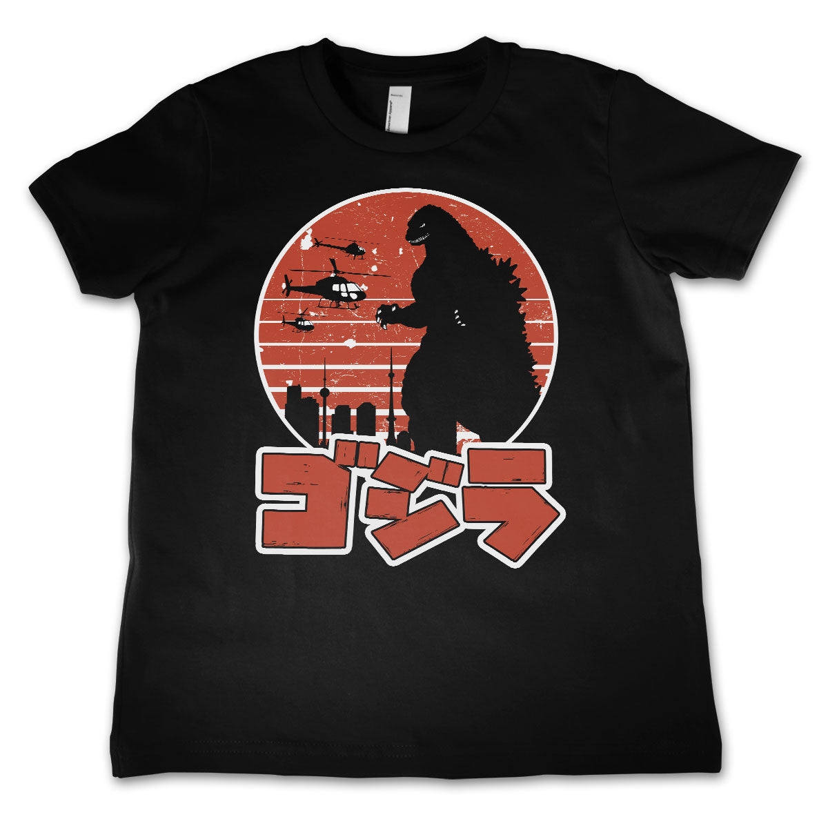 Godzilla Japanese Logo Kids Tee Kids Tee fra Godzilla