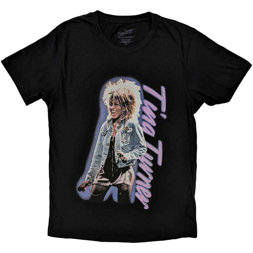 Tina Turner: Vertical Logo T-shirt – officielt merchandise