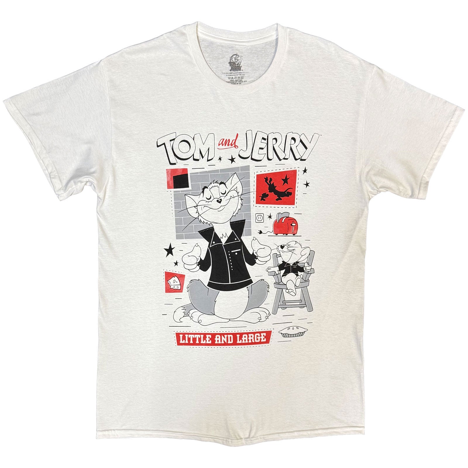 Tom & Jerry: Little & Large Squares T-Shirt