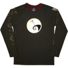 The Nightmare Before Christmas: Spiral Hill Long Sleeve T-Shirt (Sleeve Print)