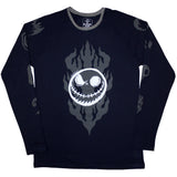 The Nightmare Before Christmas: Flaming Jack Long Sleeve T-Shirt (Embellished)