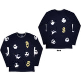 The Nightmare Before Christmas: Character Heads Long Sleeve T-Shirt (Embellished)