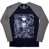 The Nightmare Before Christmas: Jack Crowd Raglan T-Shirt (Embellished)
