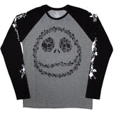 The Nightmare Before Christmas: Floral Jack Raglan T-Shirt (Embellished)