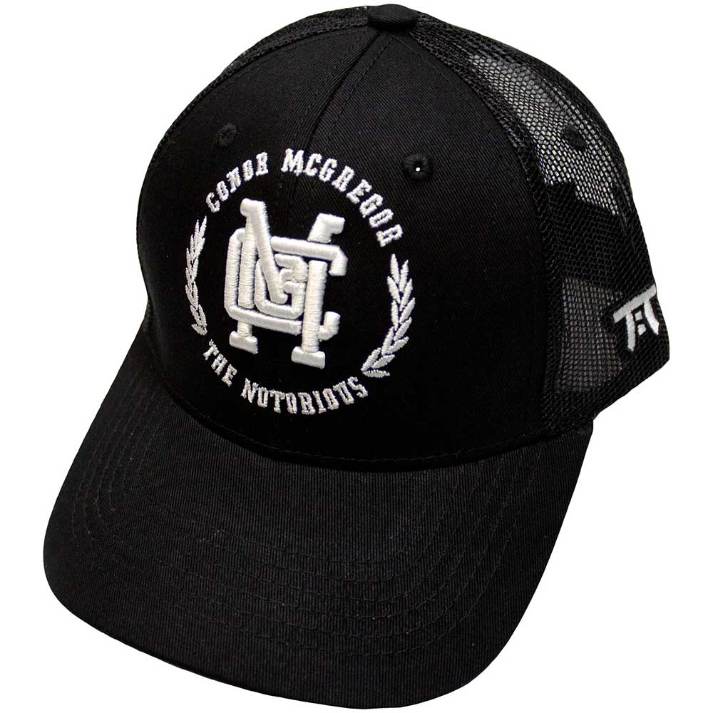 Tokyo Time: UFC McGregor White Wreath Logo Mesh Back Cap