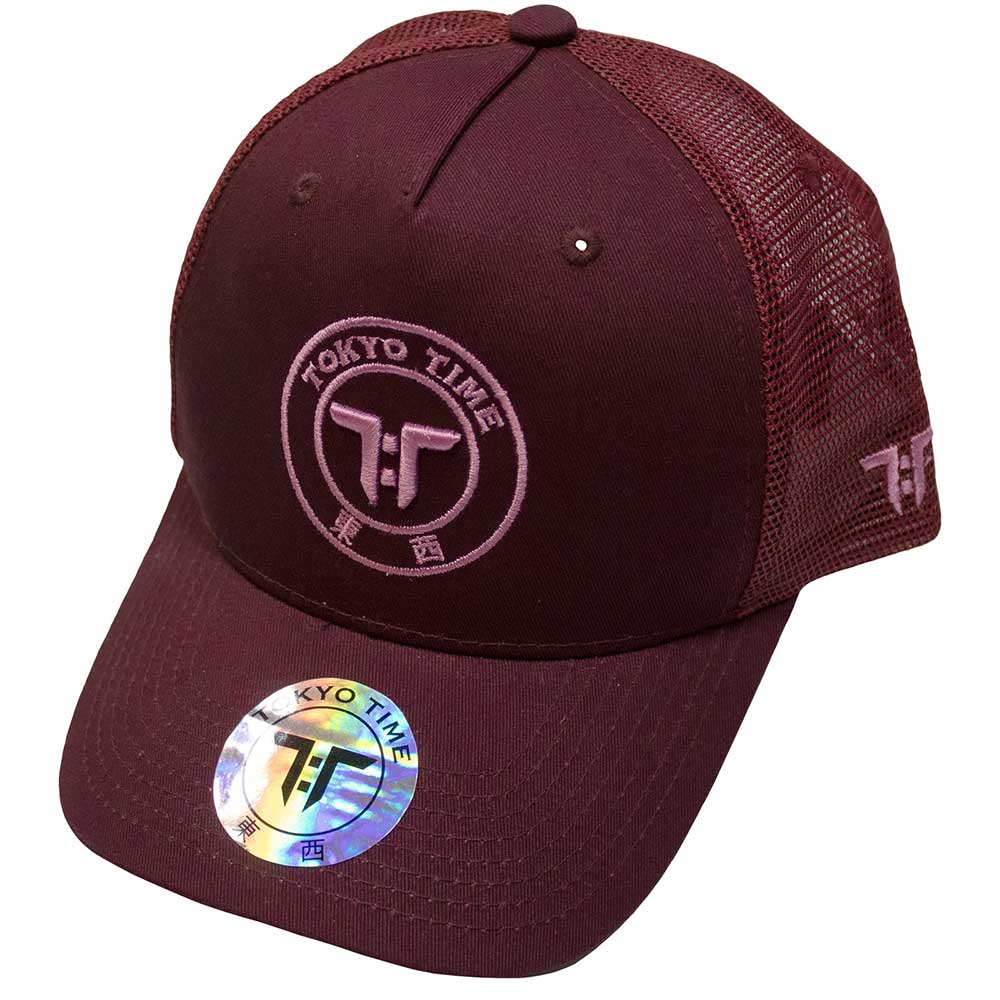 Tokyo Time: TT Core Pink Logo Mesh Back Cap