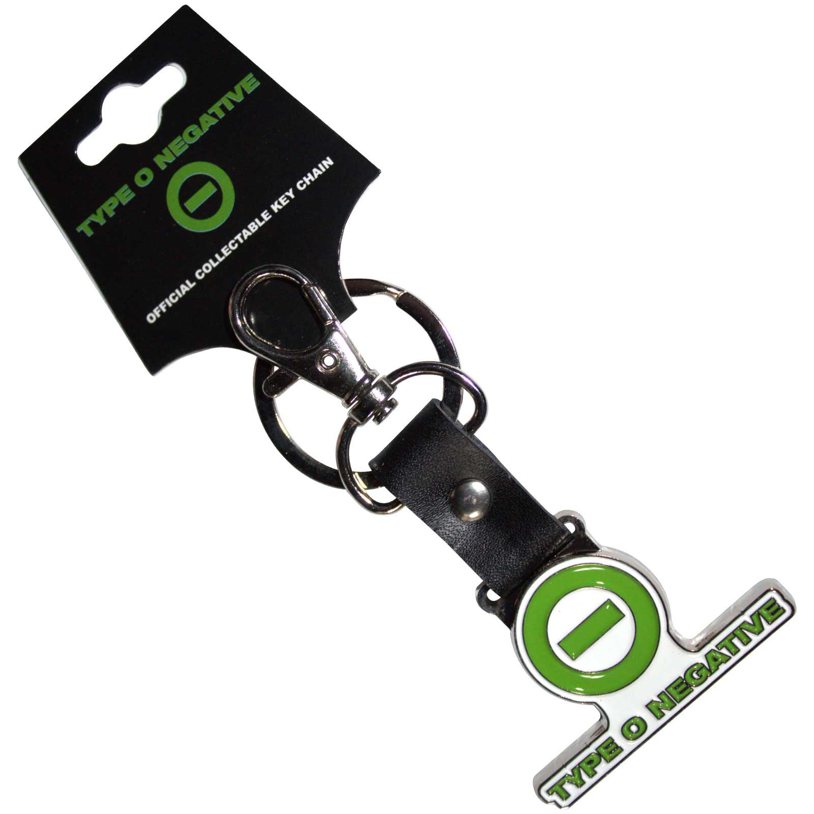 Type O Negative: Negative Emblem & Text Logo Keychain