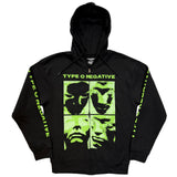 Type O Negative: Faces Zipped Hoodie