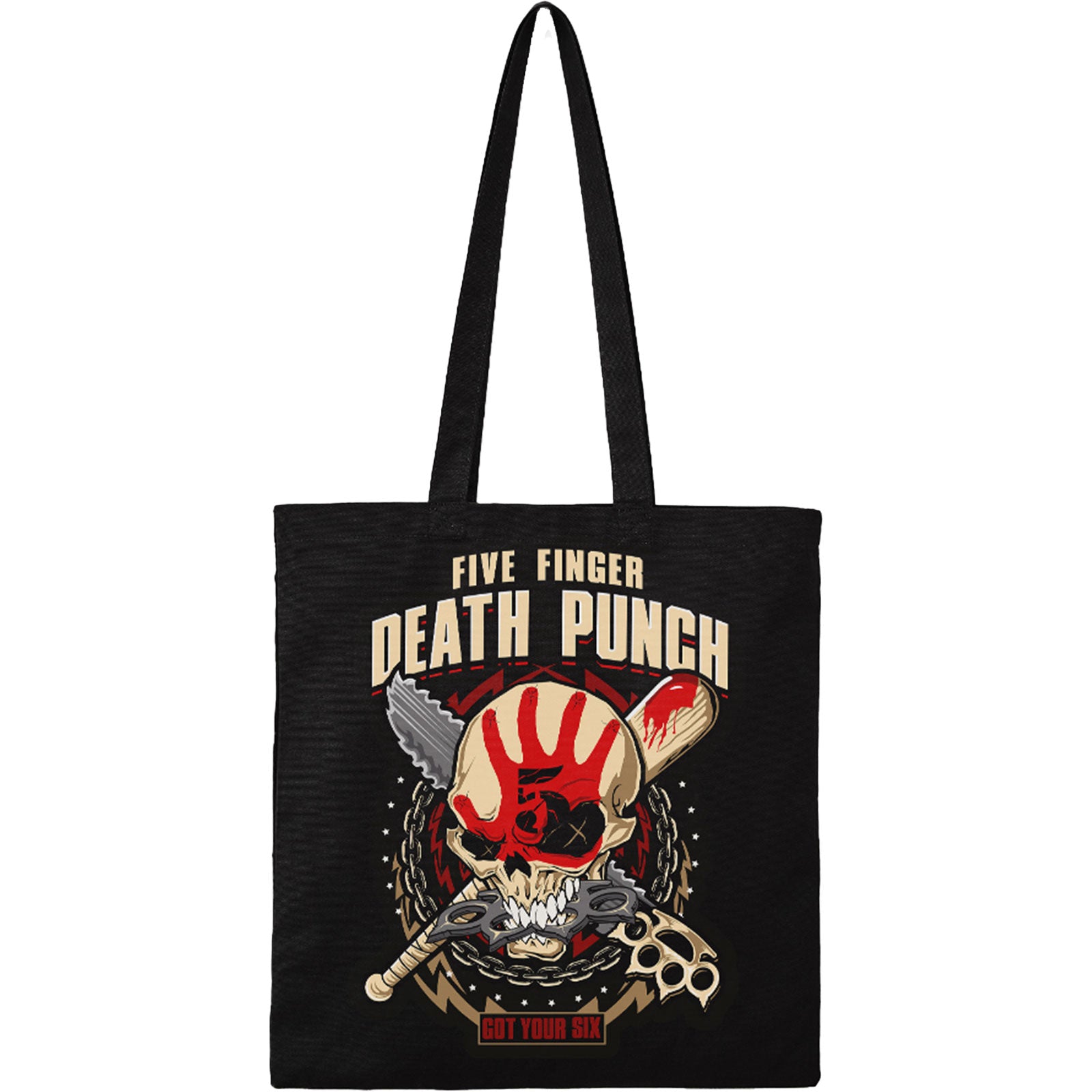 Five Finger Death Punch: Got Your Six Cotton Tote Bag