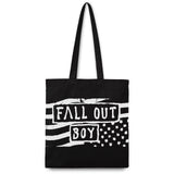 Fall Out Boy: Flag Cotton Tote Bag
