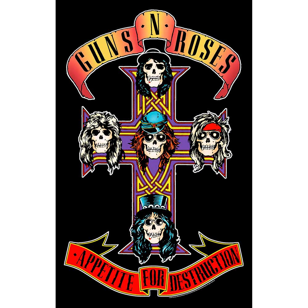 Guns N' Roses: Appetite For Destruction Textile Poster